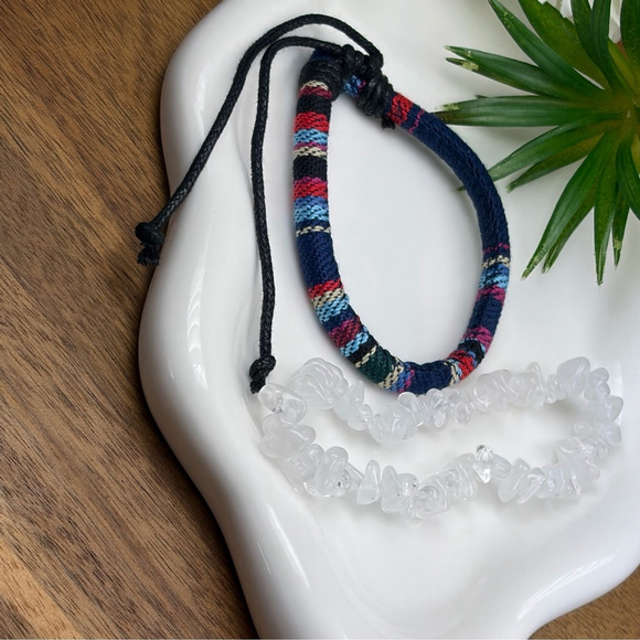 Genuine Titanium Druzy Quartz Moonstone Pendant Necklace Jewelry Set Lot 925 - Picture 4 of 11